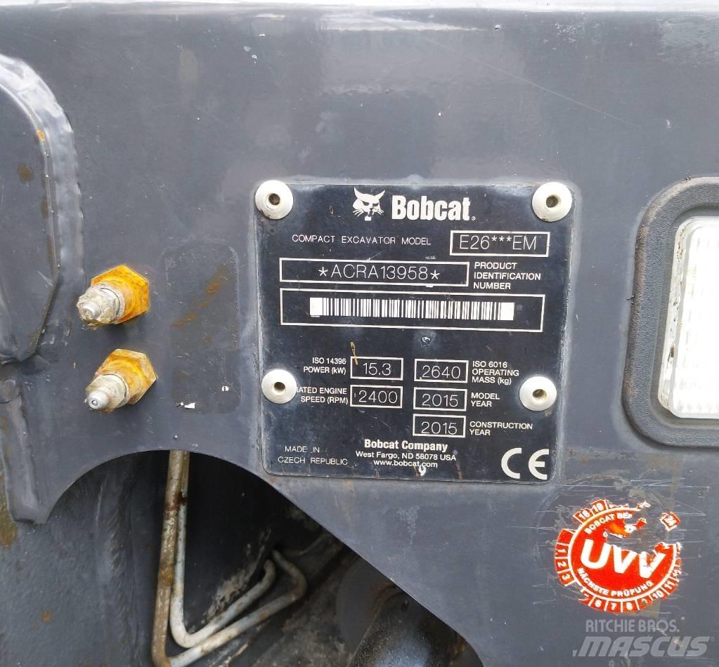 Bobcat E 26 Minikoparki