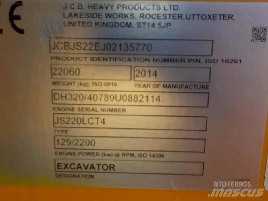 JCB JS220LC Koparki gąsienicowe