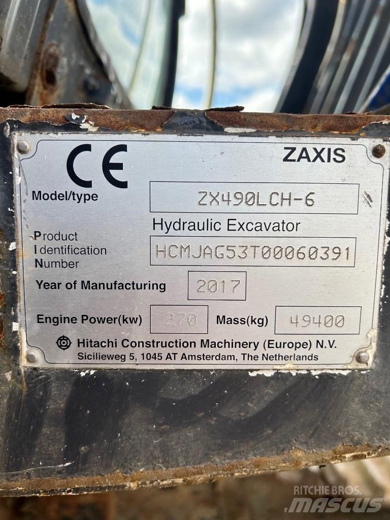 Hitachi 490 LCH-6 Koparki gąsienicowe