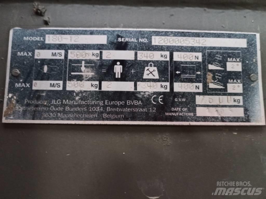 JLG SL180-12 Podnośniki nożycowe