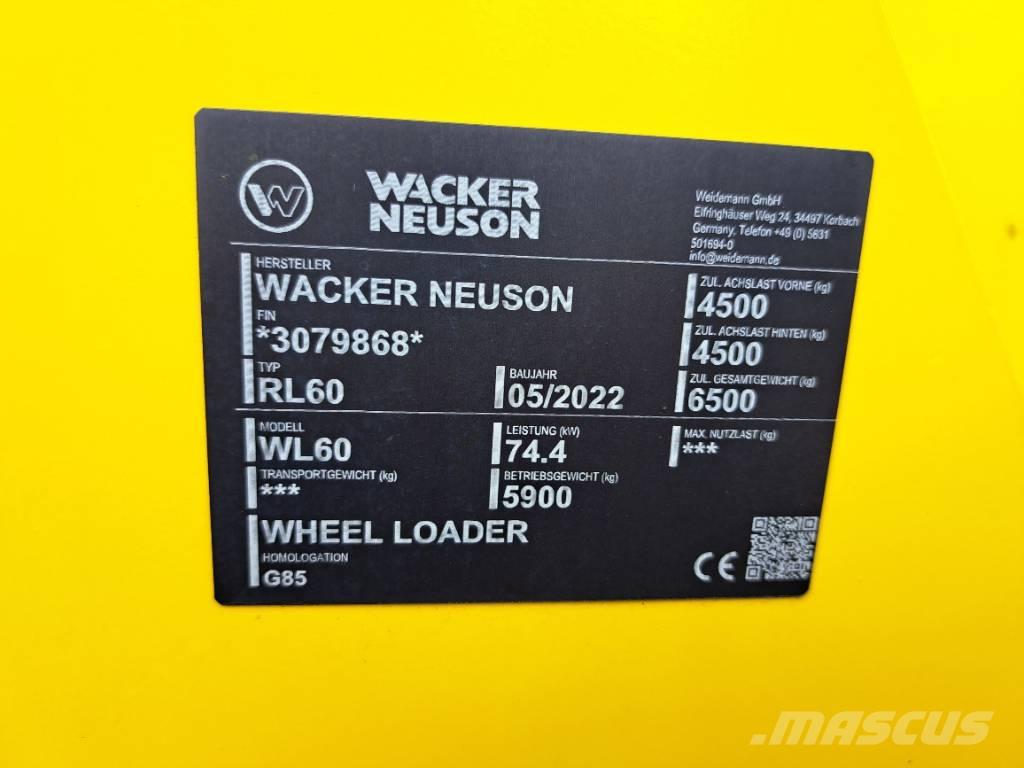Wacker Neuson WL60 Ładowarki kołowe