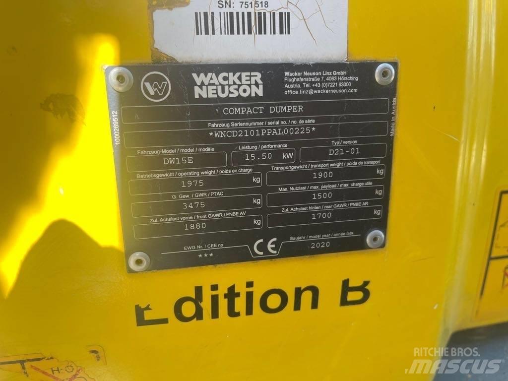 Wacker Neuson DW15e Wozidła kolebkowe