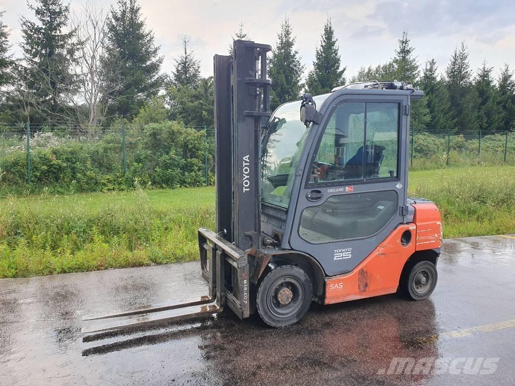 Toyota 02-8FDF25 Wózki Diesla