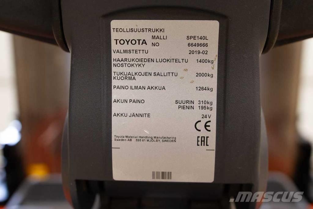 Toyota SPE 140 L Samojezdne maszyny do załadunku