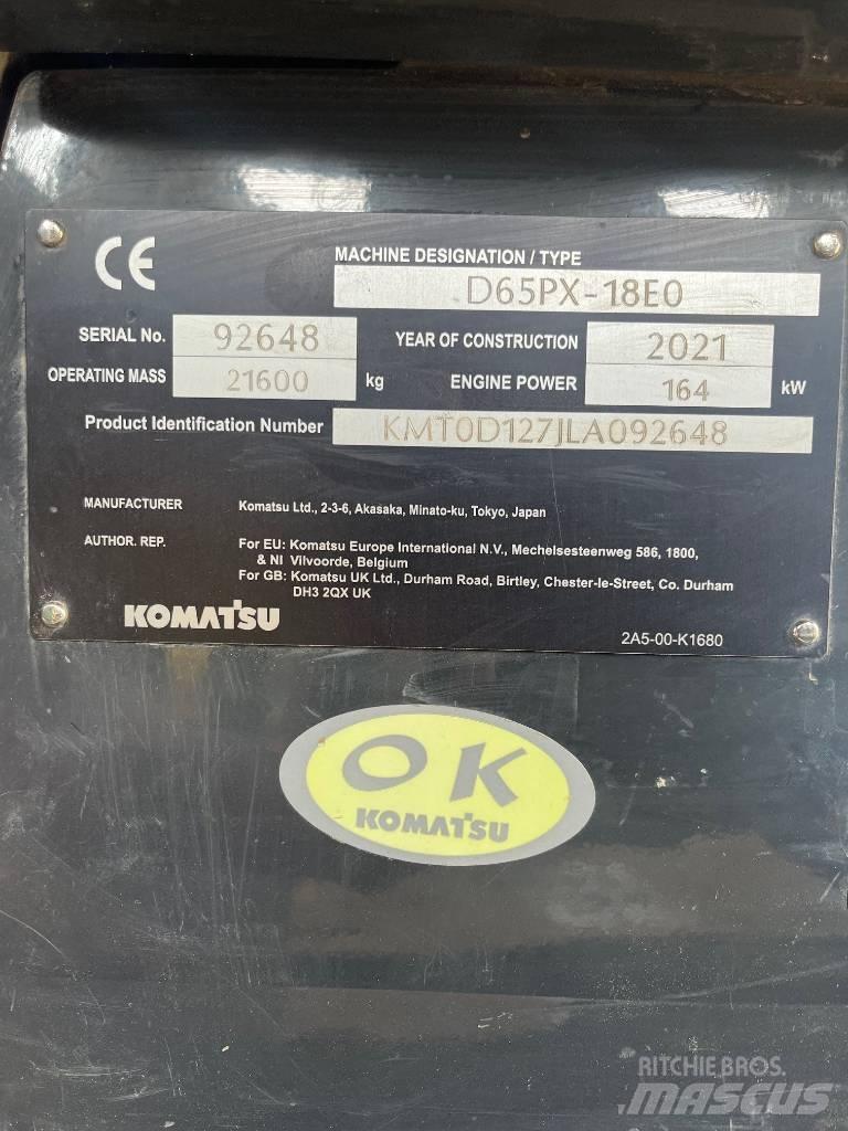 Komatsu D65PX-18E0 Spycharki gąsienicowe