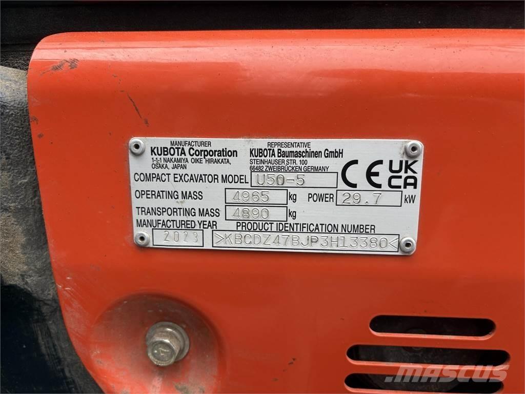 Kubota U50-5 Minikoparki
