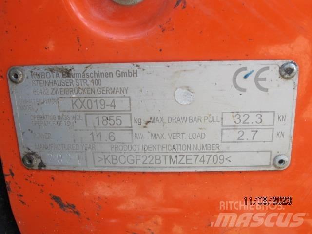 Kubota KX 019-4 Minikoparki