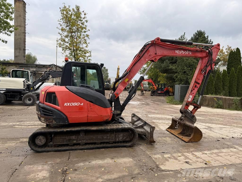 Kubota KX 080-4 Midikoparki  7t - 12t
