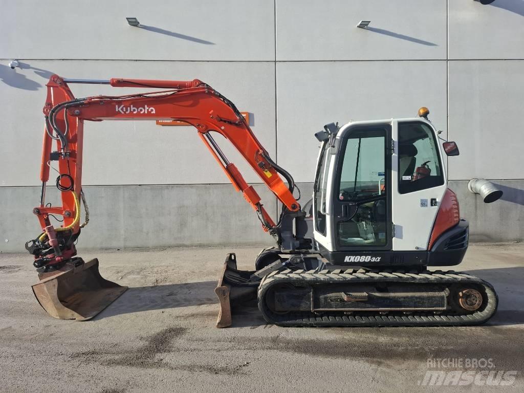 Kubota KX 080-3 Midikoparki  7t - 12t