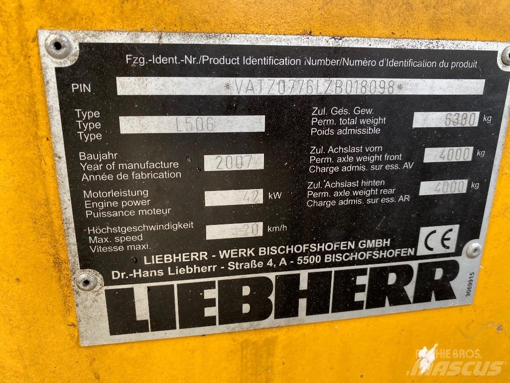 Liebherr 506 Stereo Ładowarki kołowe