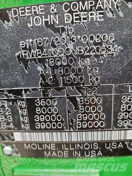 John Deere 8 R 410 Ciągniki rolnicze
