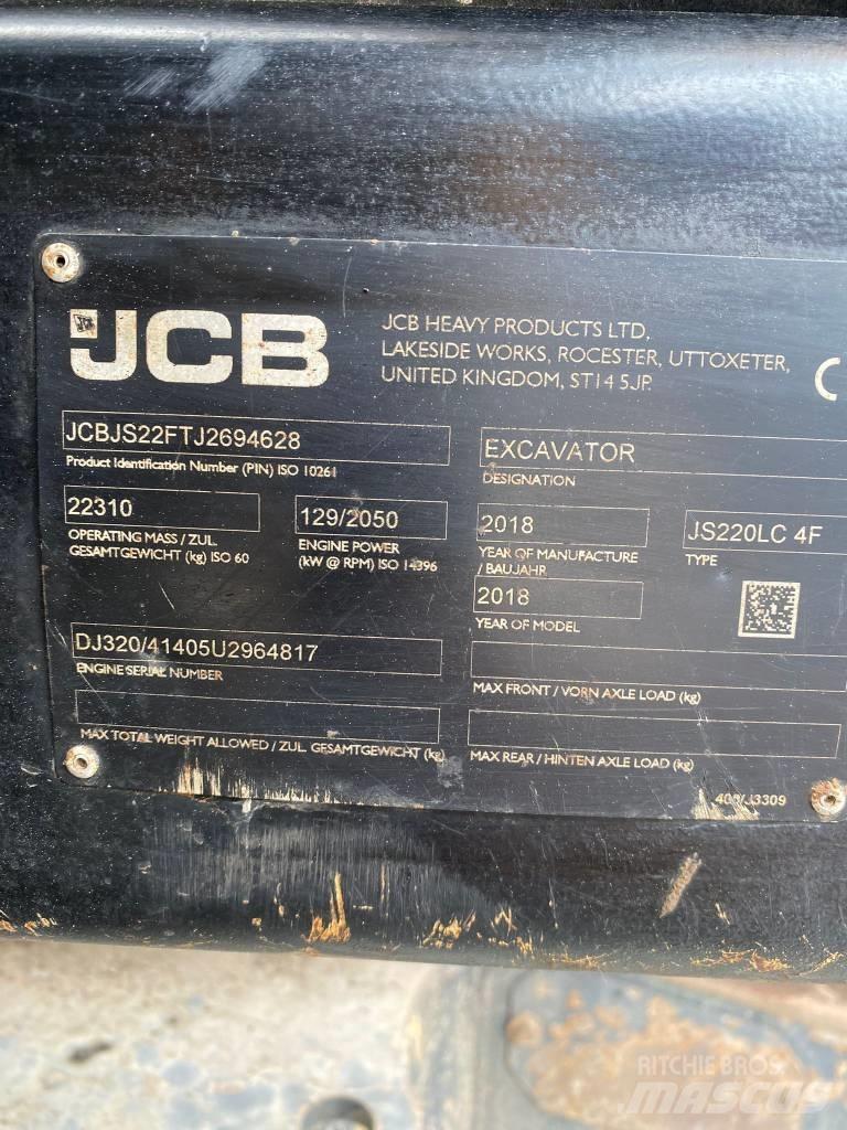 JCB JS 220 LC Koparki gąsienicowe