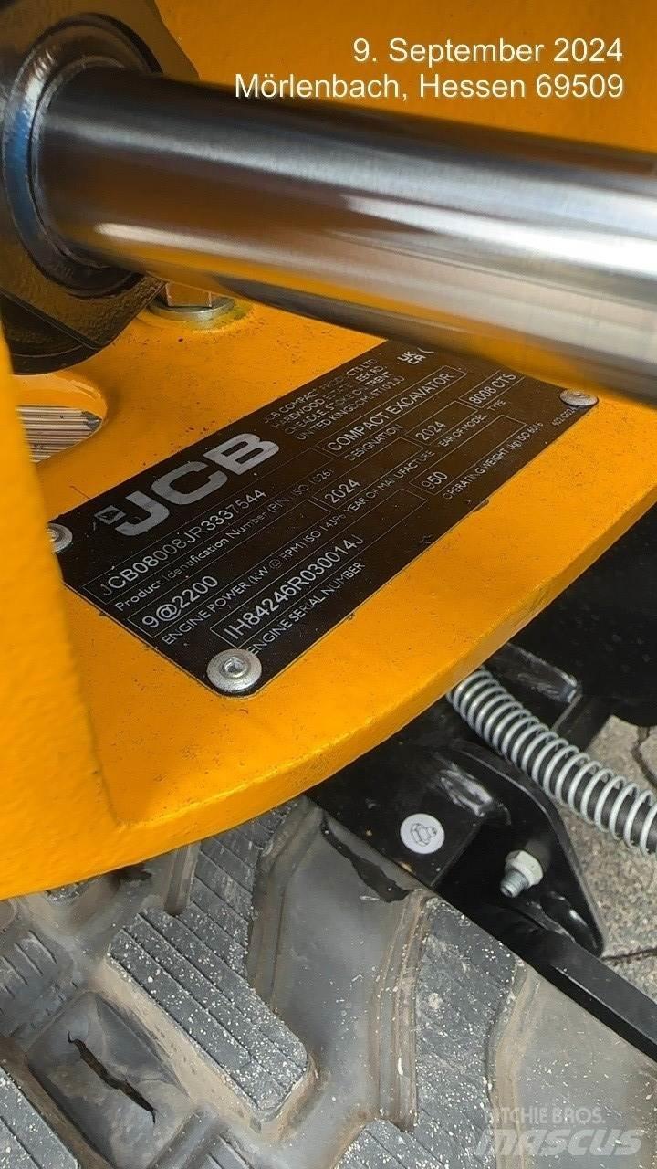 JCB 8008CTS Minikoparki