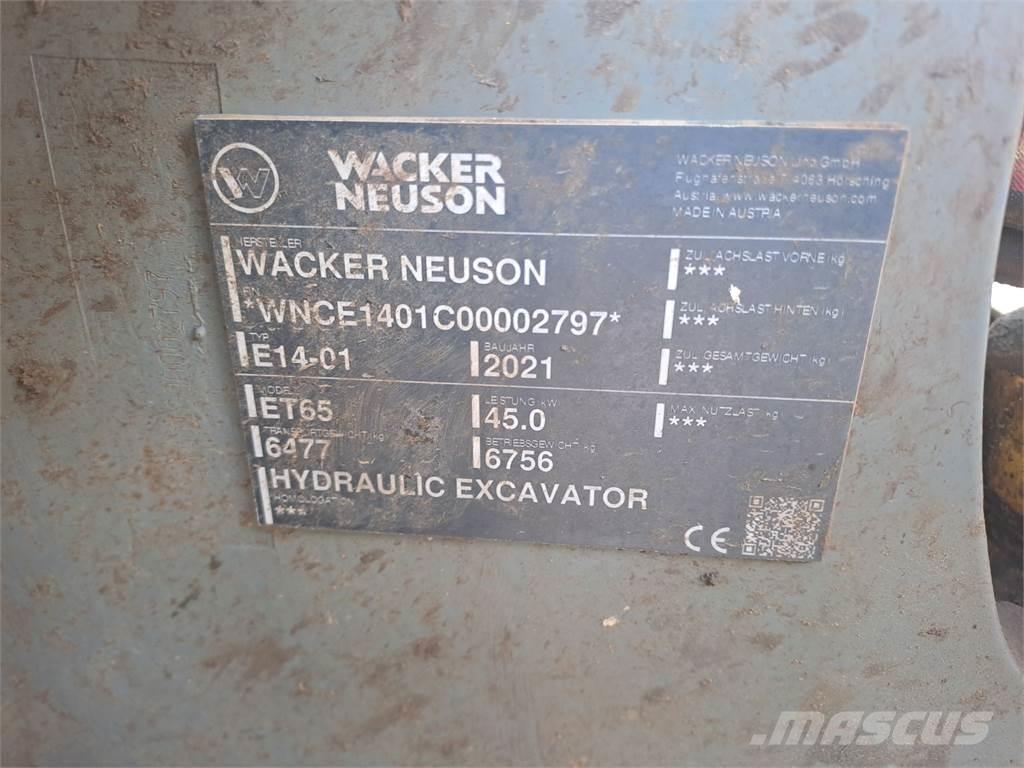 Wacker Neuson ET65 Koparki gąsienicowe