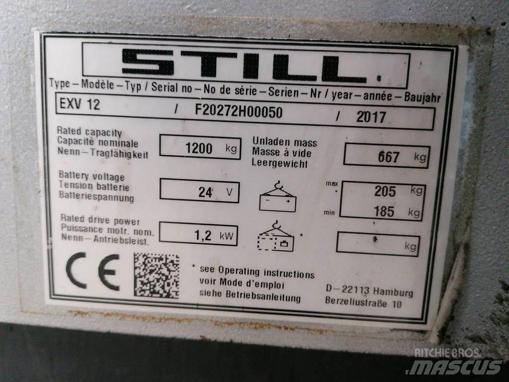 Still EXV12 Wózki widłowe unoszące z dyszlem