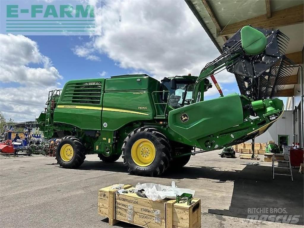 John Deere t670 hm Kombajny zbożowe