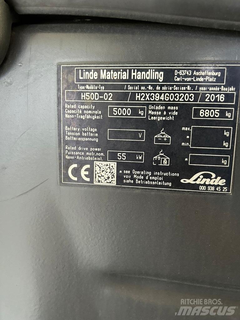 Linde H50D-02 EVO Wózki Diesla