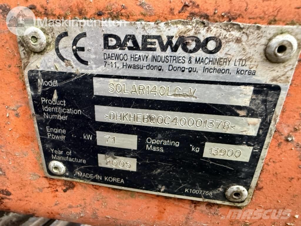 Daewoo Solar LCV Koparki gąsienicowe