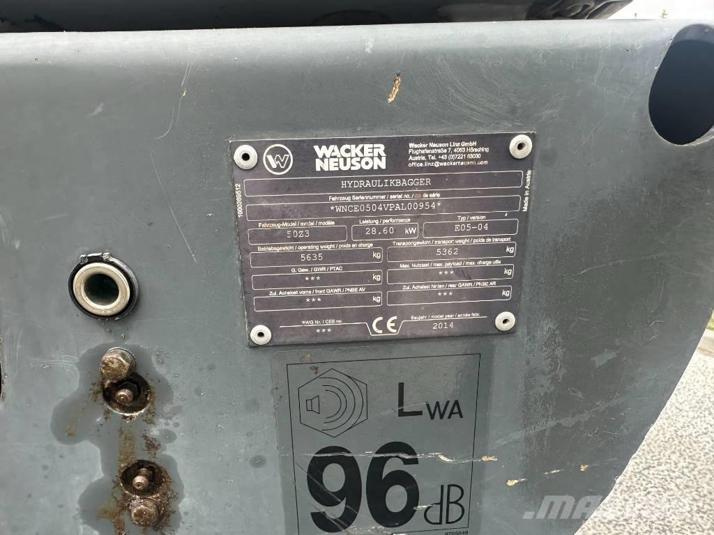 Wacker Neuson 50 Z3 Minikoparki