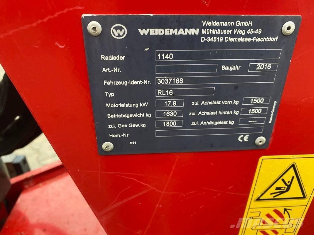 Weidemann 1140 Ładowarki kołowe