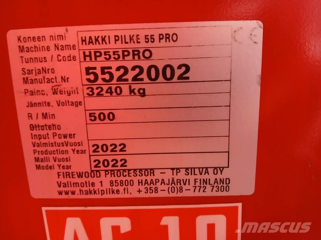 Hakki Pilke 55 Pro Łuparki, pilarki i wiórkarki