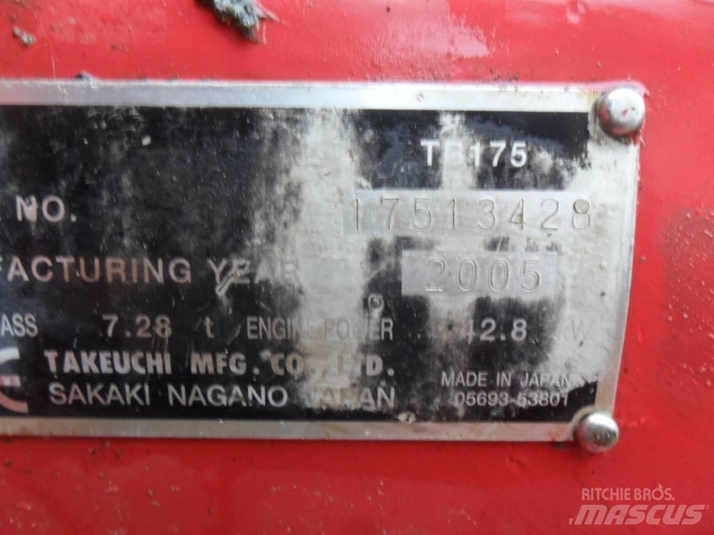 Takeuchi TB175 Midikoparki  7t - 12t