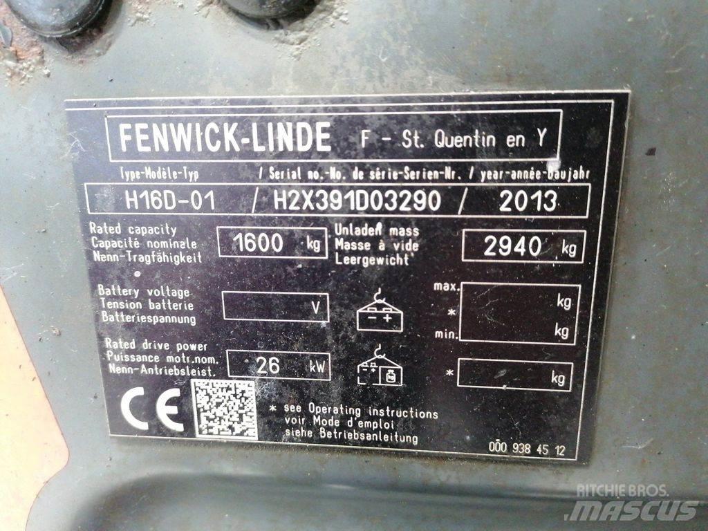 Linde H16D-01 Wózki Diesla