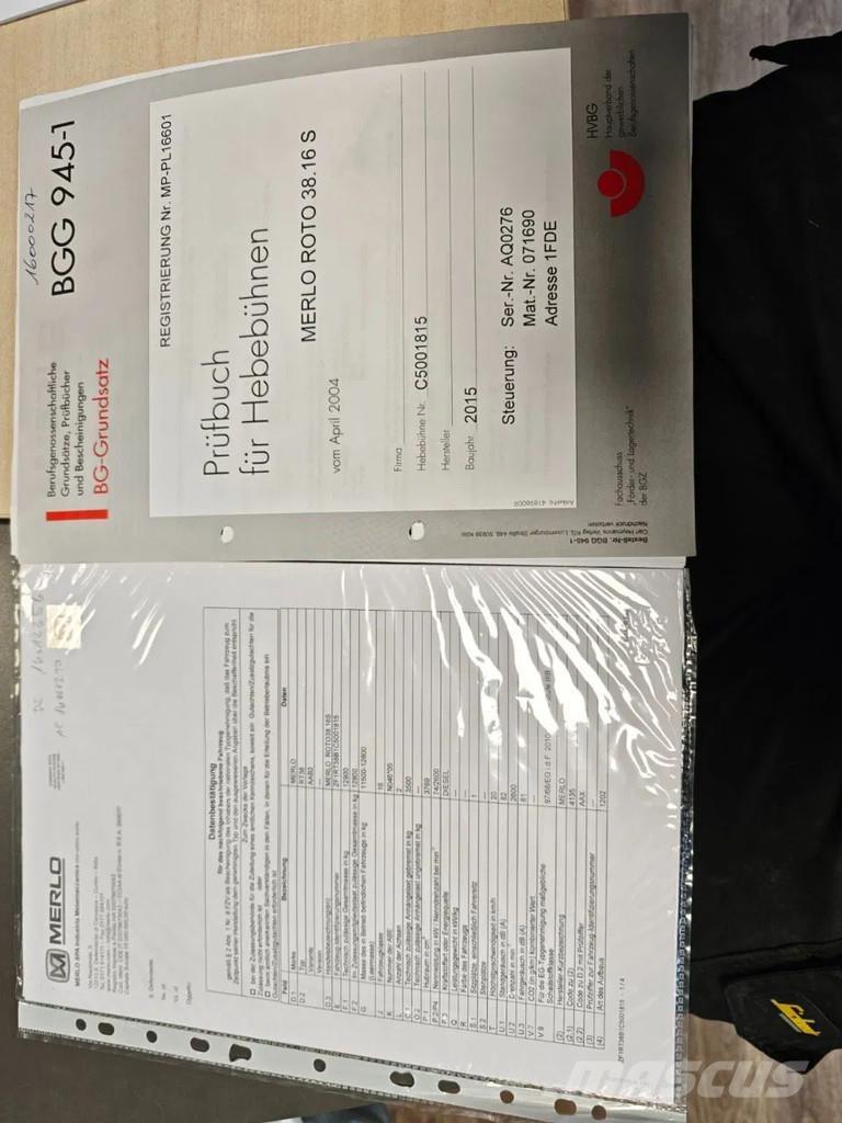 Merlo Roto 38.16S Ładowarki teleskopowe