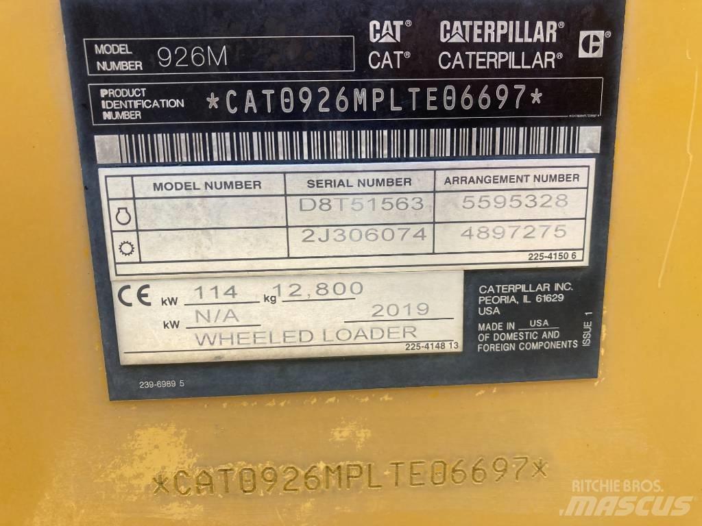 CAT 926M Ładowarki kołowe