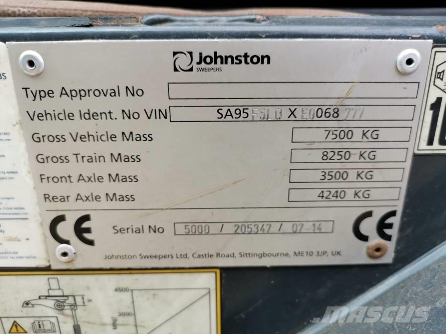 Johnston CX 400 Zamiatarki - Zgarniarki - Odśnieżarki