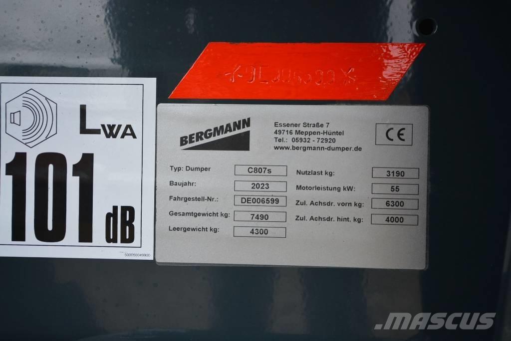 Bergmann C 807 s Wozidła przegubowe