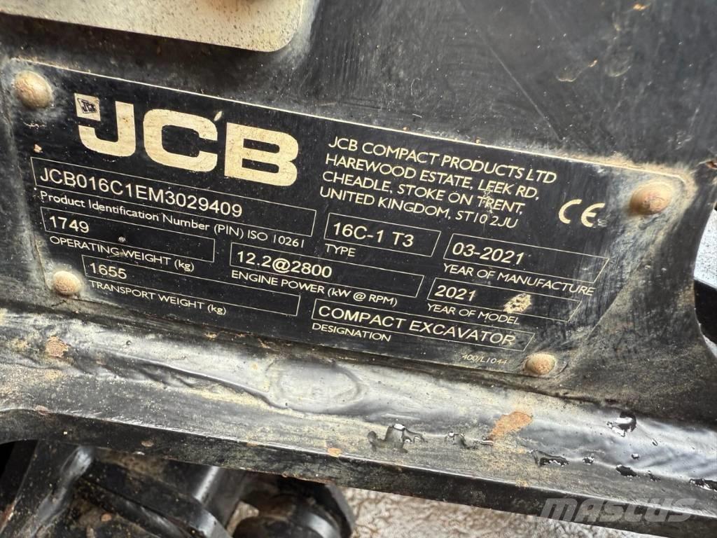 JCB 16 C-1 Minikoparki