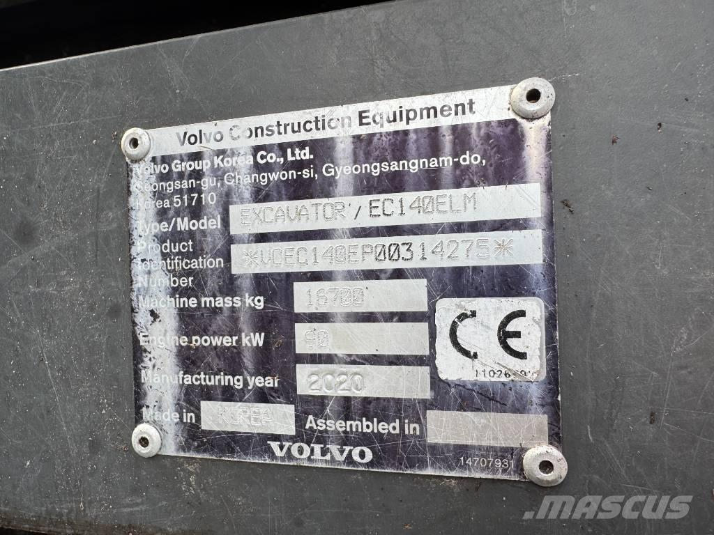 Volvo EC 140 ELM Koparki gąsienicowe