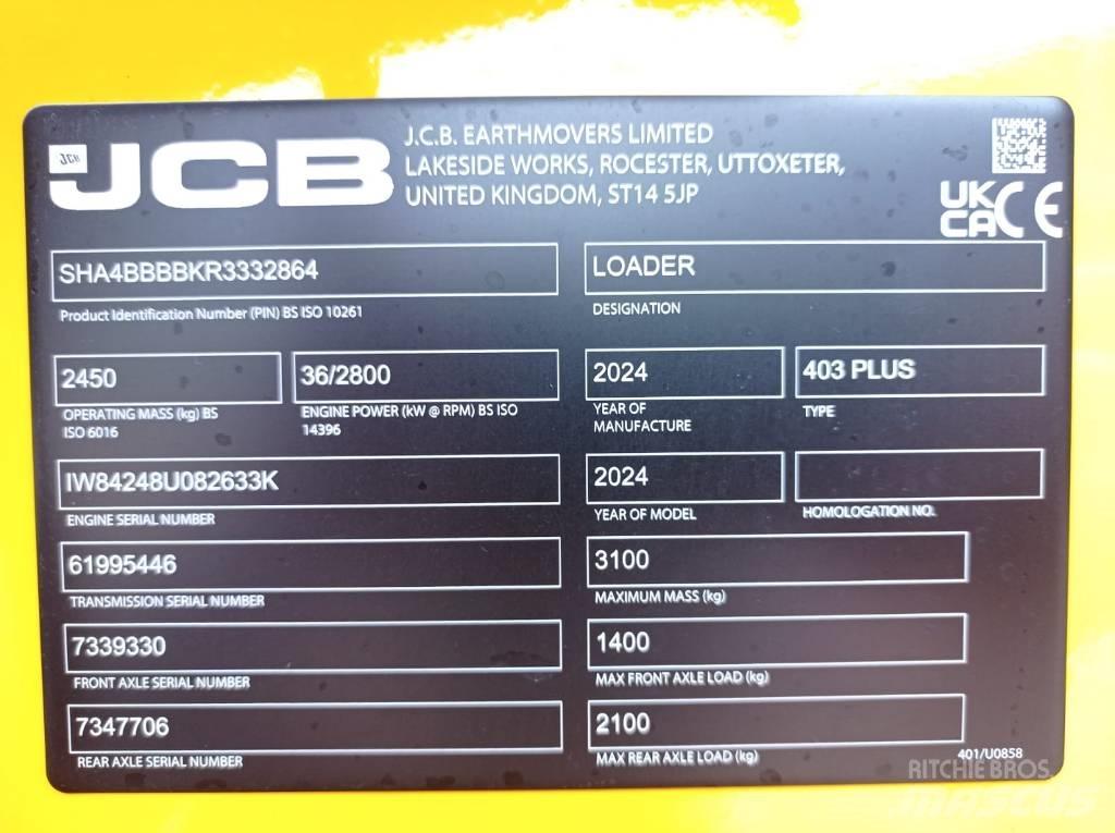 JCB 403 Ładowarki wielofunkcyjne
