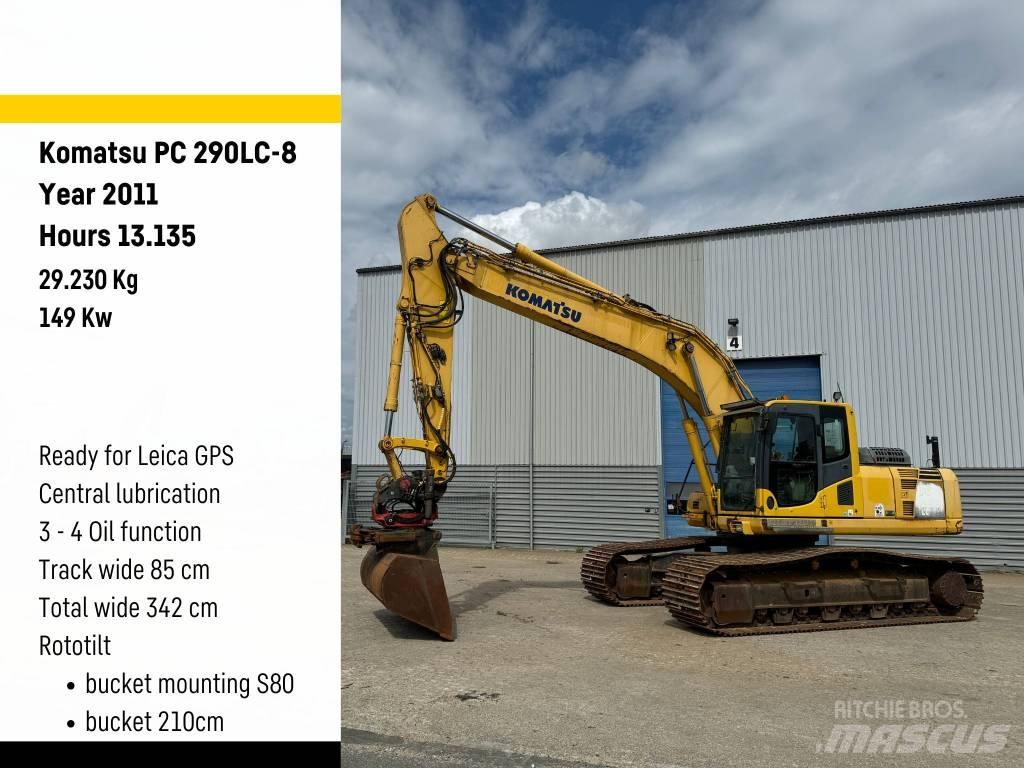 Komatsu PC 290 LC-8 Koparki gąsienicowe