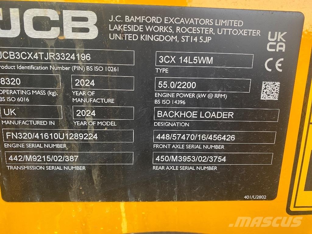JCB 3 CX 14 Koparko-ładowarki
