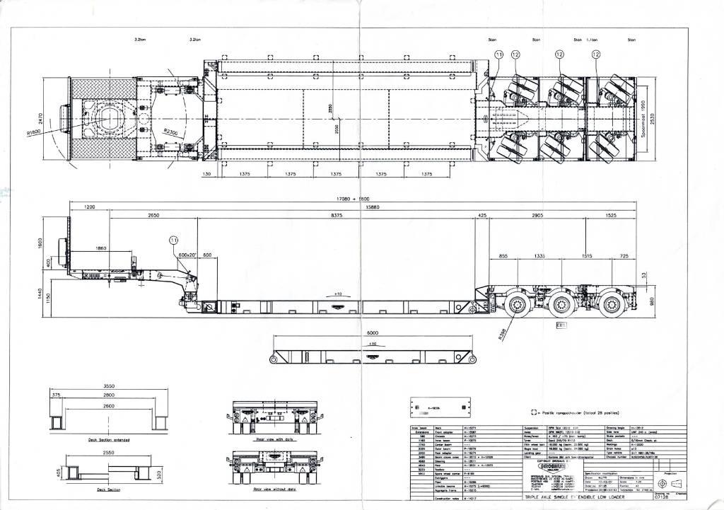Broshuis Low loader Naczepy niskopodłogowe