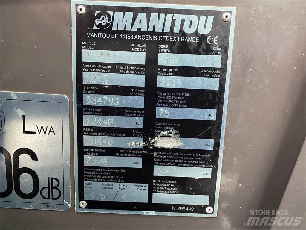 Manitou MT1840A Ładowarki teleskopowe