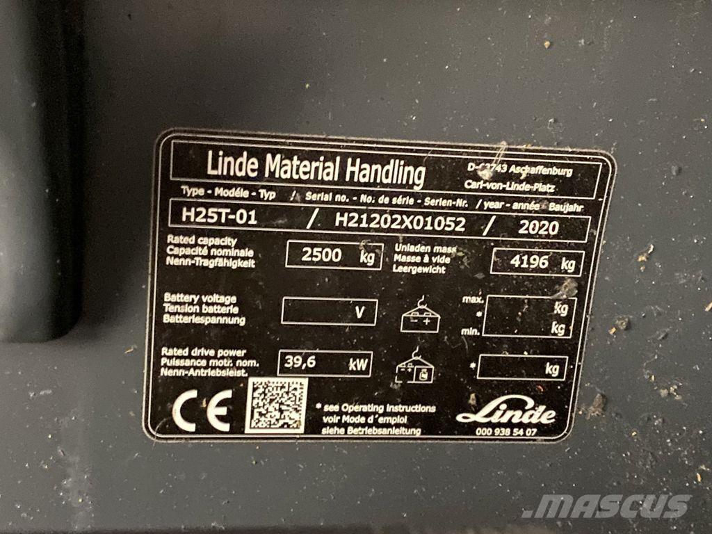 Linde H25T-01 Wózki LPG