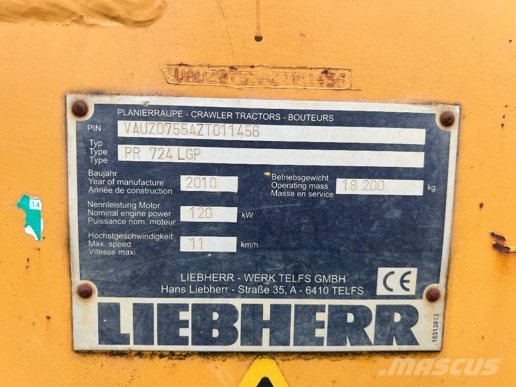 Liebherr PR 724 LGP Spycharki gąsienicowe
