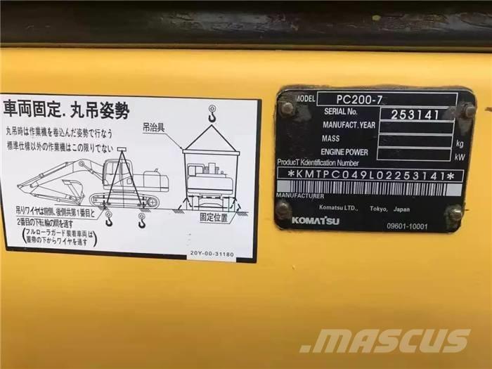 Komatsu PC 200-7 Koparki gąsienicowe