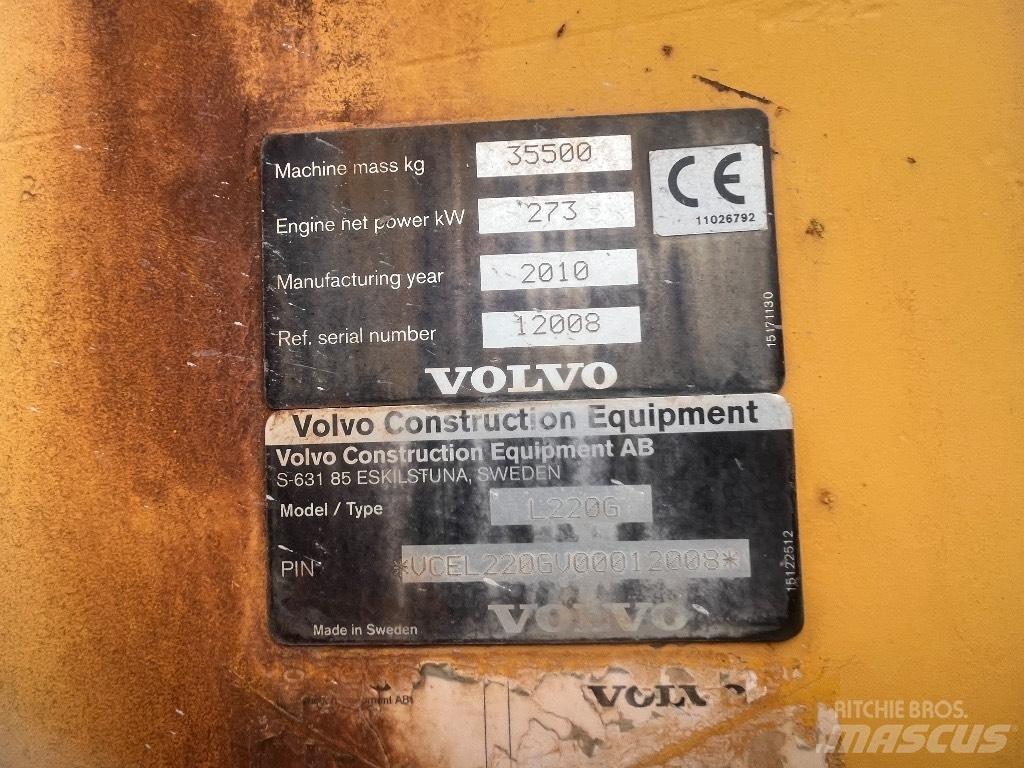 Volvo L 220 G Ładowarki kołowe