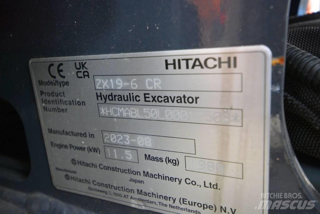 Hitachi ZX 19-6 Minikoparki