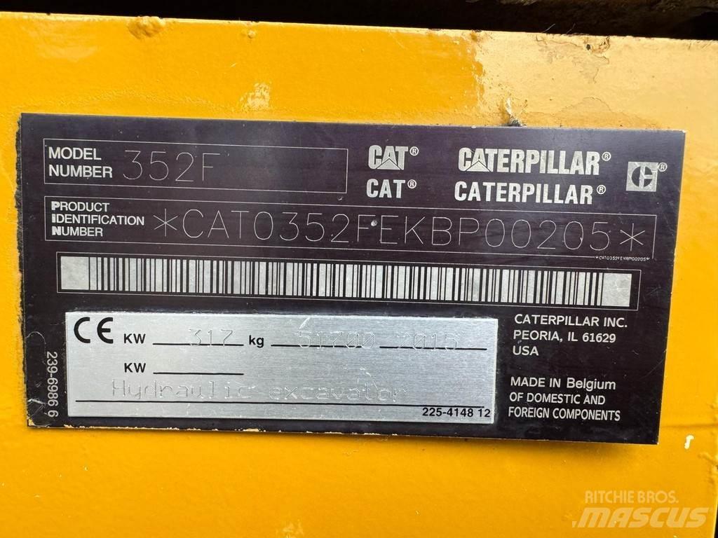 CAT 352F Koparki gąsienicowe