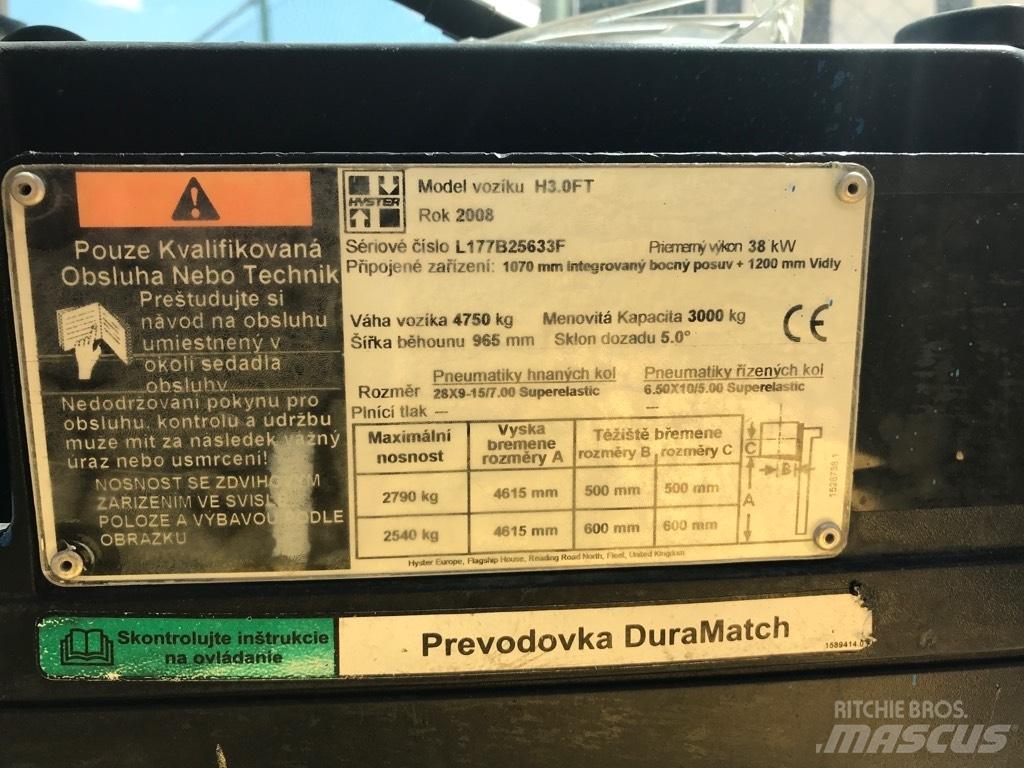 Hyster H 3.00 FT Wózki LPG
