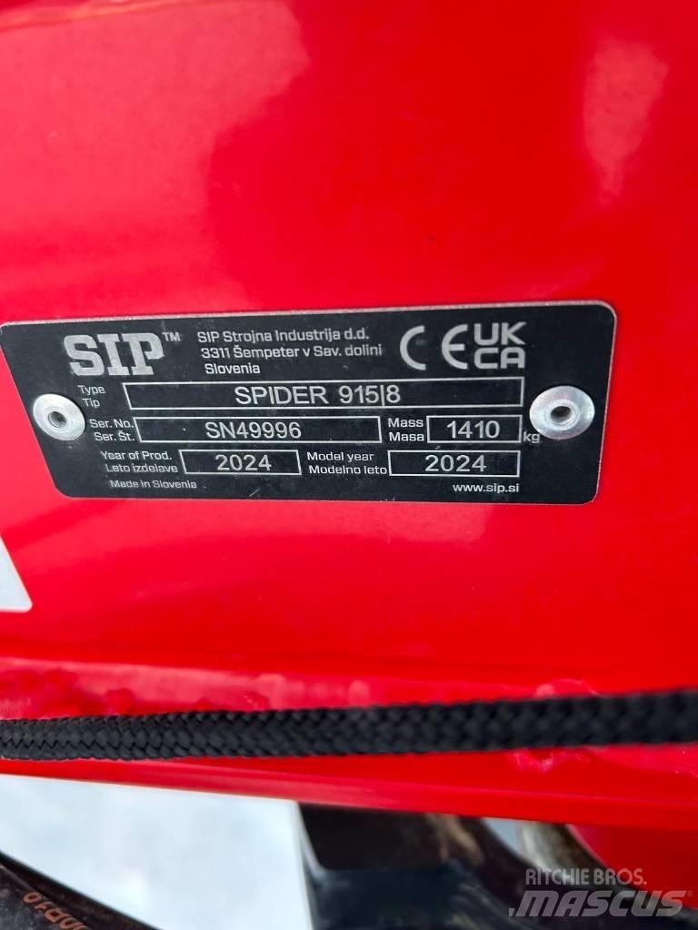 SIP Spider 915/8 Zgrabiarki i przetrząsacze