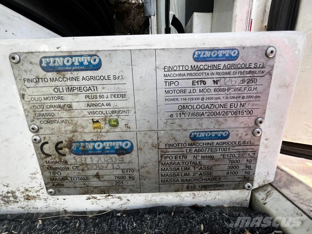 Finotto E170 Opryskiwacze do nawozów sztucznych
