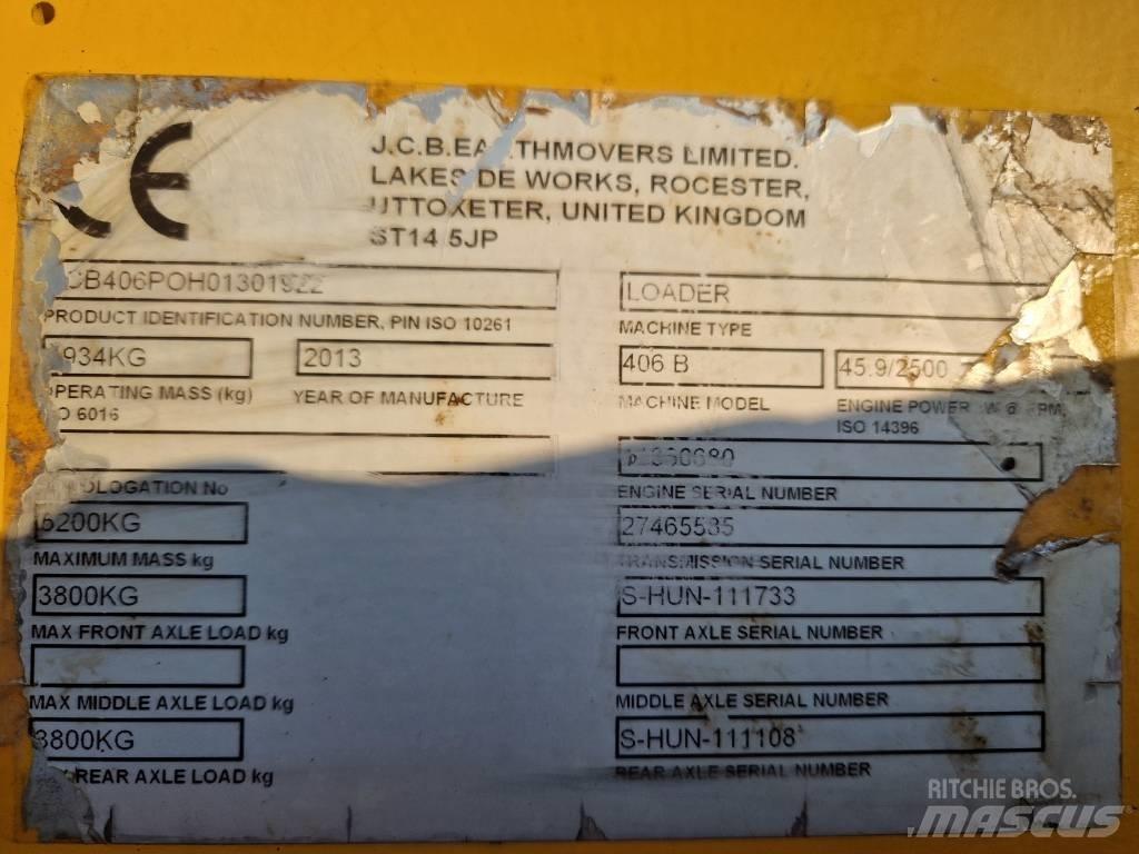 JCB 406 B Ładowarki kołowe