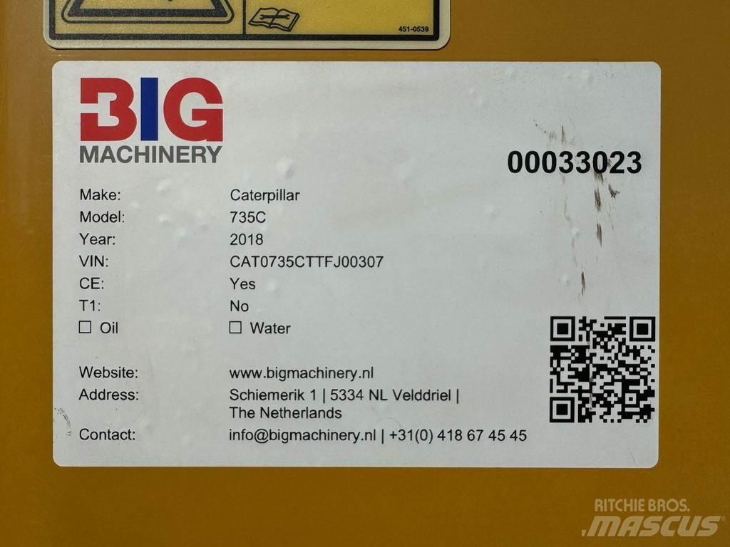 CAT 735C Wozidła przegubowe