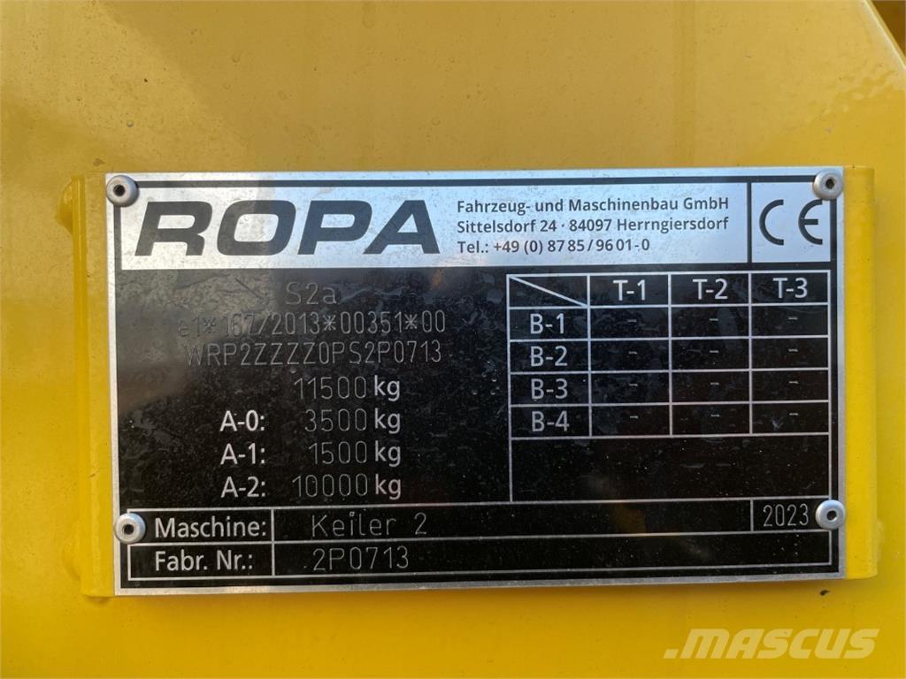 Ropa KEILER 2 Kombajny ziemniaczane i kopaczki